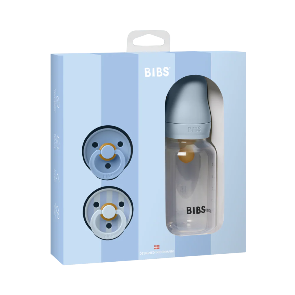 BIBS Gift Set Baby Sprinkle Baby Blue
