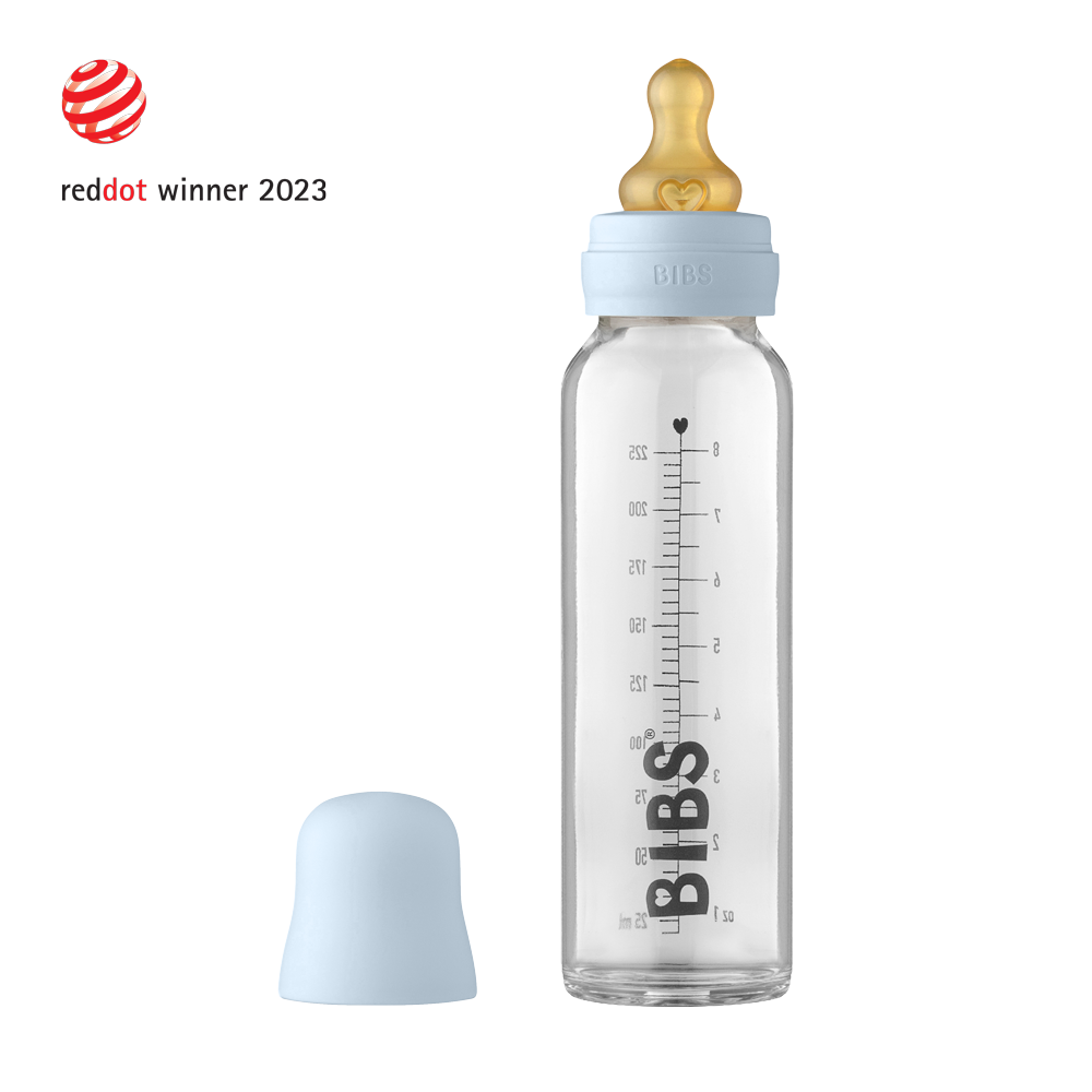 BIBS Baby Glass Bottle 225ml