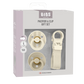 BIBS Colour Dummy & Loop Clip Gift Set Ivory