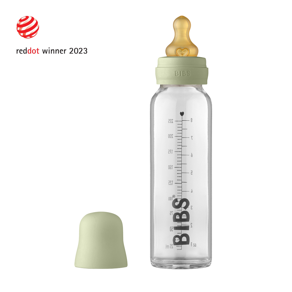 BIBS Baby Glass Bottle 225ml