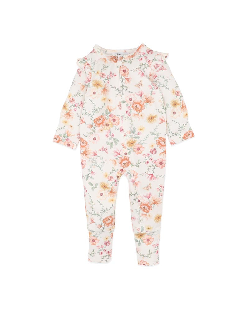 Emmy Organic Long Sleeve Zipsuit Premature