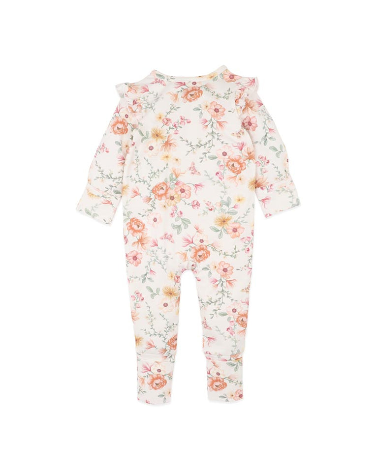 Emmy Organic Long Sleeve Zipsuit Premature