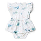 Ocean Short Sleeve Organic Dress