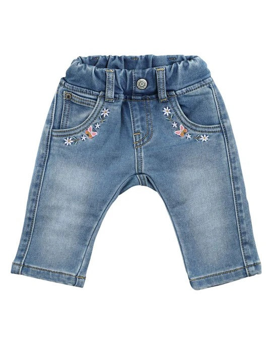 Baby Girls Pull On Jeans