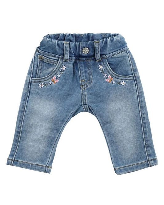 Baby Girls Pull On Jeans