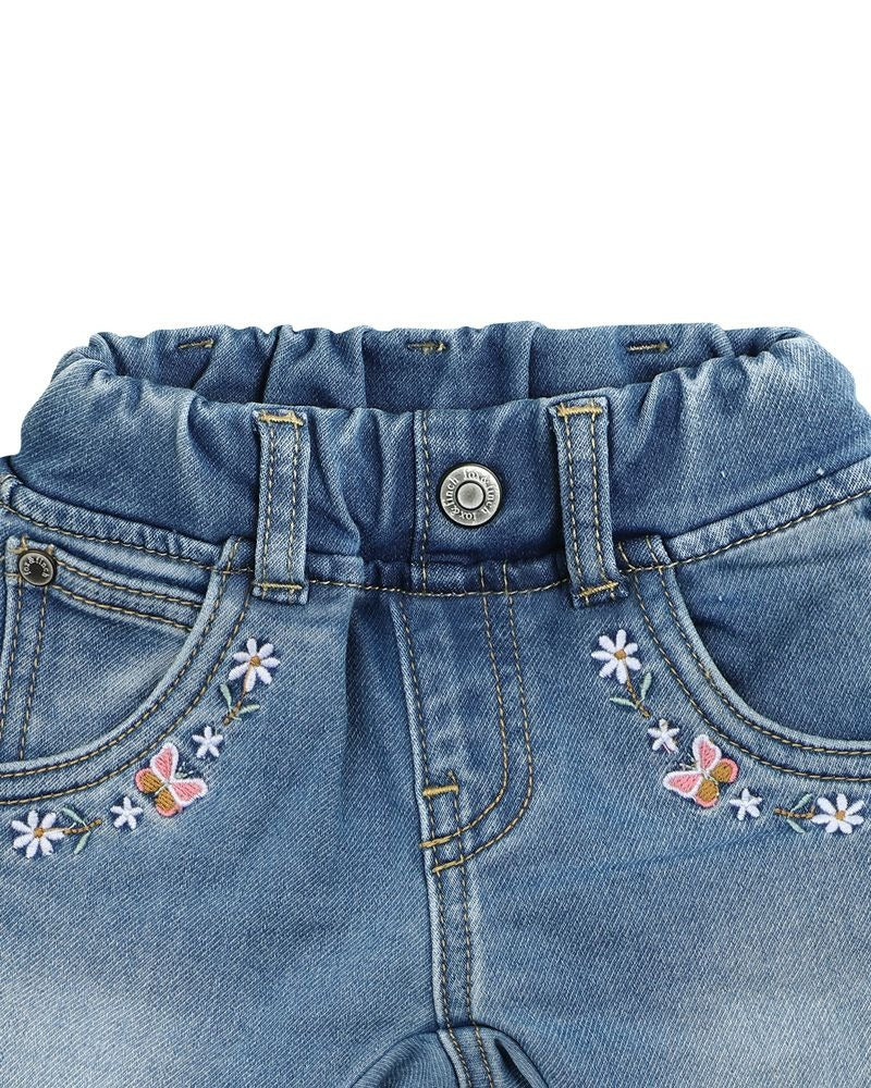 Baby Girls Pull On Jeans