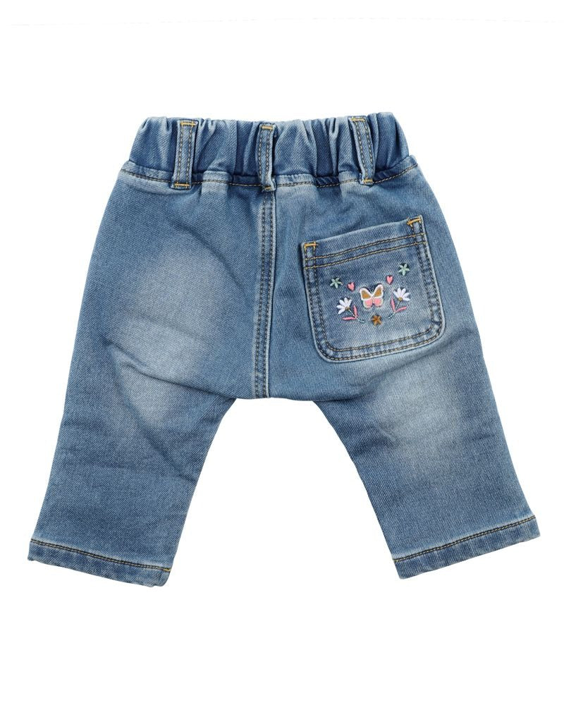 Baby Girls Pull On Jeans
