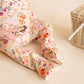 Orchard Bloom Organic Long Sleeve Zipsuit
