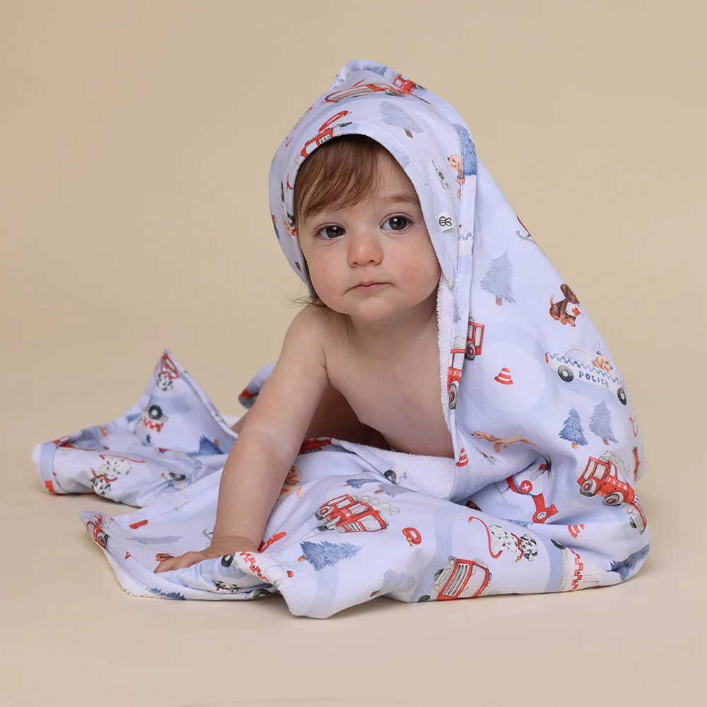 To The Rescue Organic Hooded Baby Towel