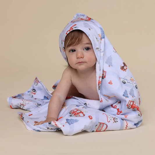To The Rescue Organic Hooded Baby Towel
