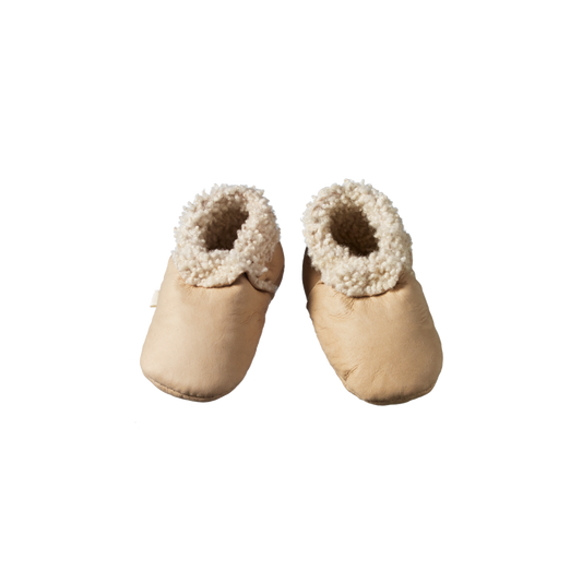 Nature Baby Lambskin Booties Cream