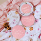 Poppy and Blush Pink Reversible Milestone Cards