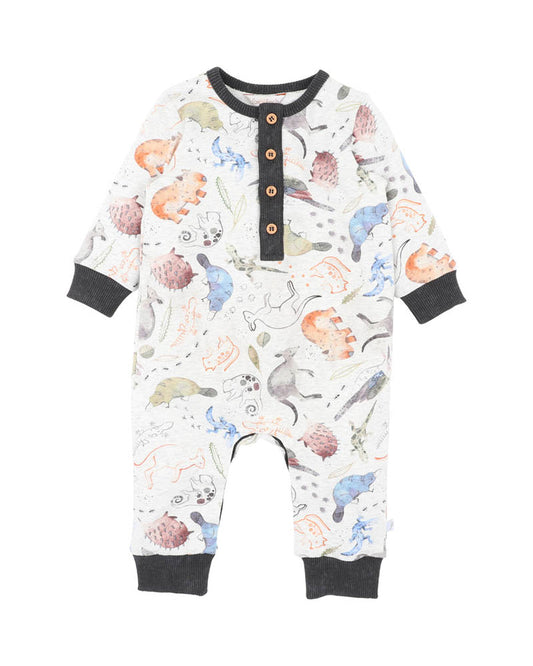 Outback Adventure Print Romper