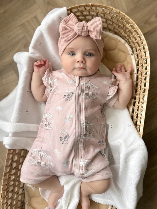 Carousel Ponies Zip Romper