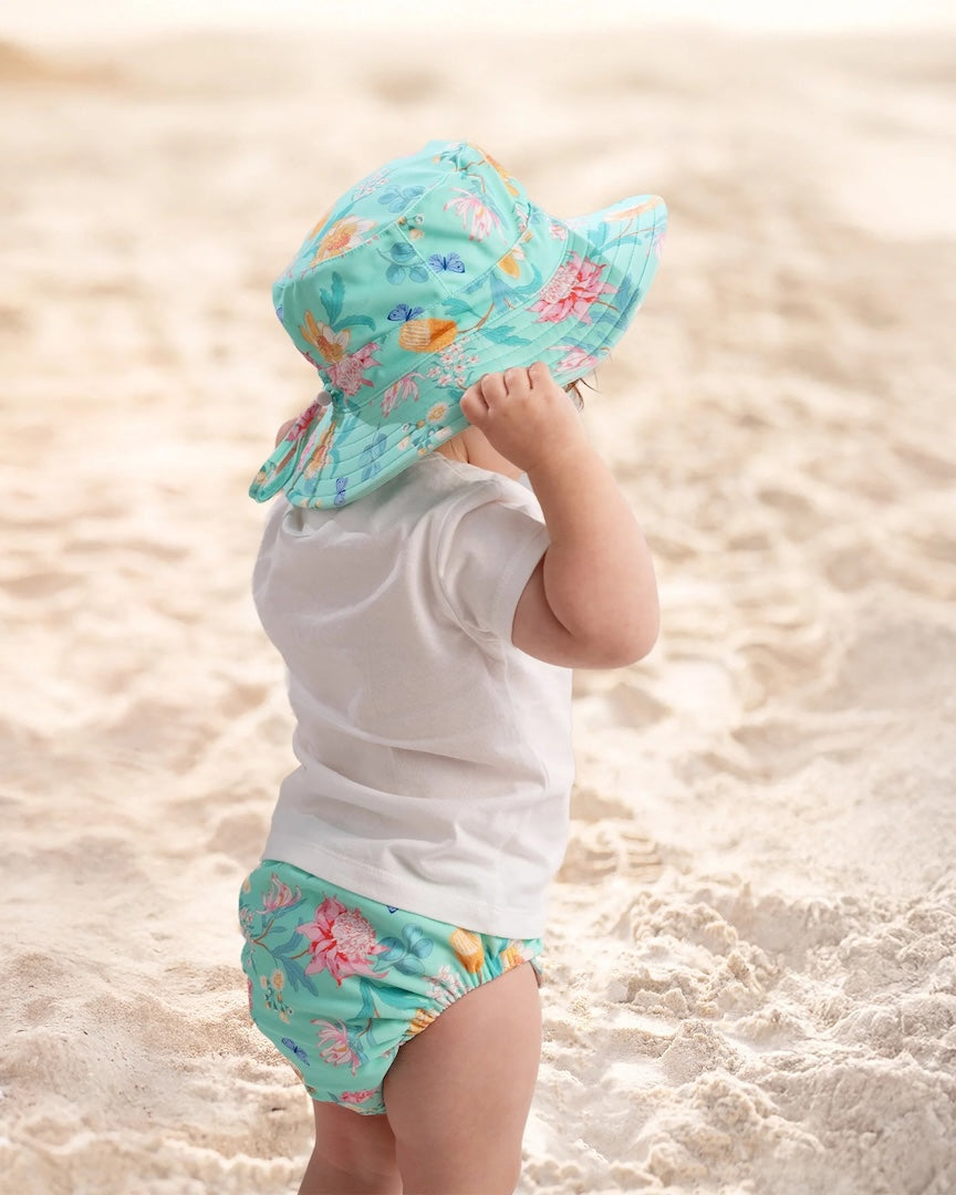 Toshi Swim Nappy Paradise Waratah Mint