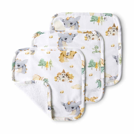 Dragon Organic Wash Cloths 3 Pack