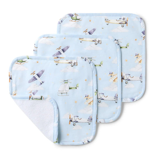 Taking Flight Organic Wash Cloths 3 Pack