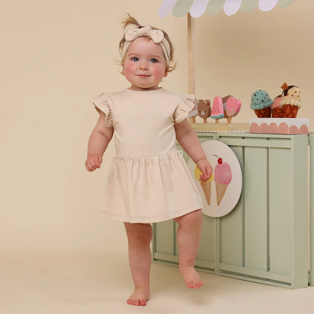 Babyccino Short Sleeve Organic Dress