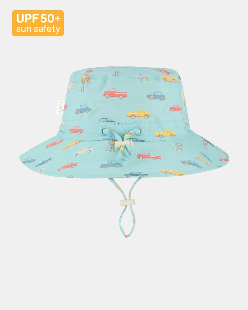 Toshi Sunhat Ryder Fast Lane Utes Teal