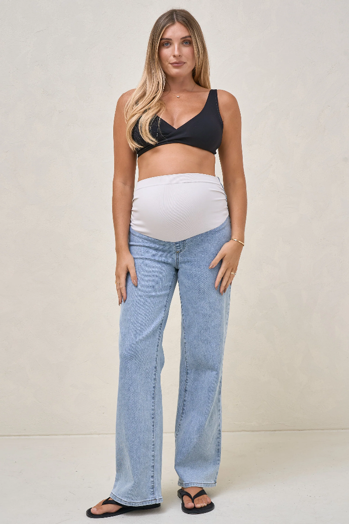All Hours Wide Leg Jean Pacific Blue
