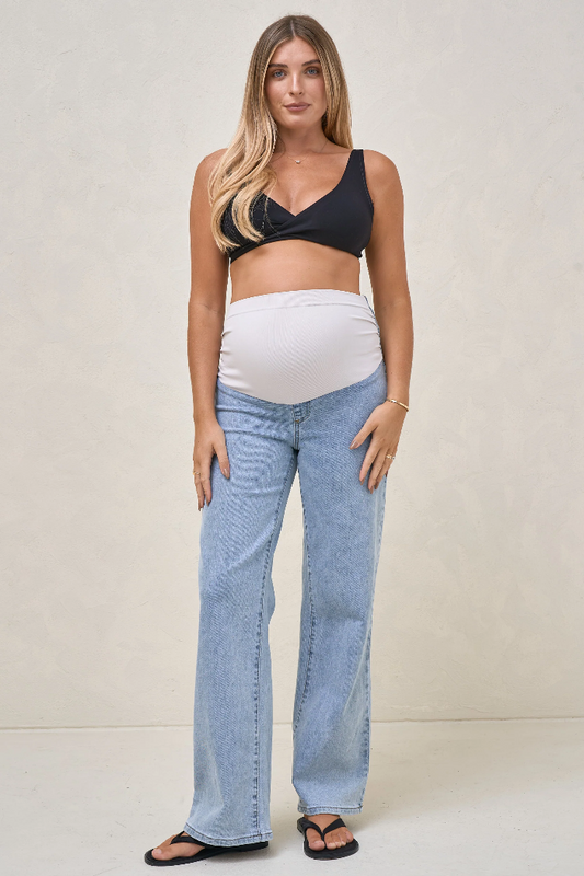 All Hours Wide Leg Jean Pacific Blue
