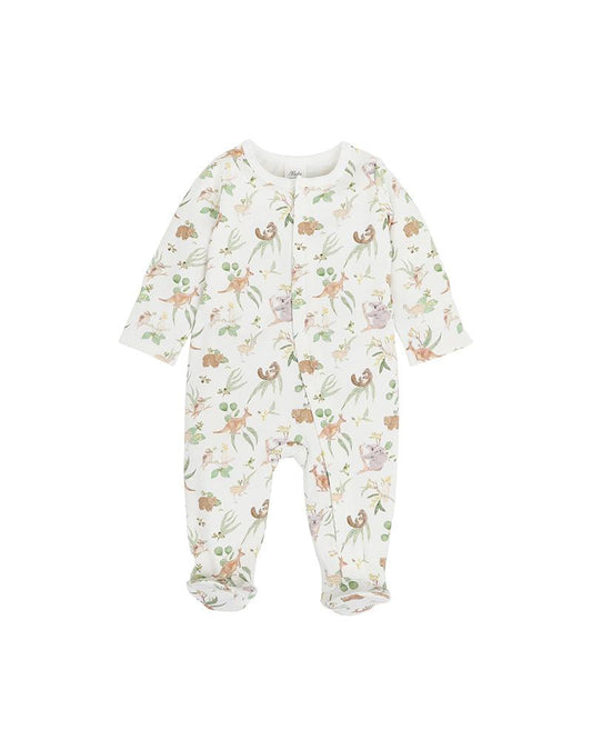 Bailey Native Long Sleeve Zip Onesie Premature