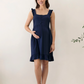 Grace Hospital Birthing Gown with Nursing Access - Navy