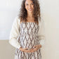 Maternity Bolero Knit Top In Vanilla Cream