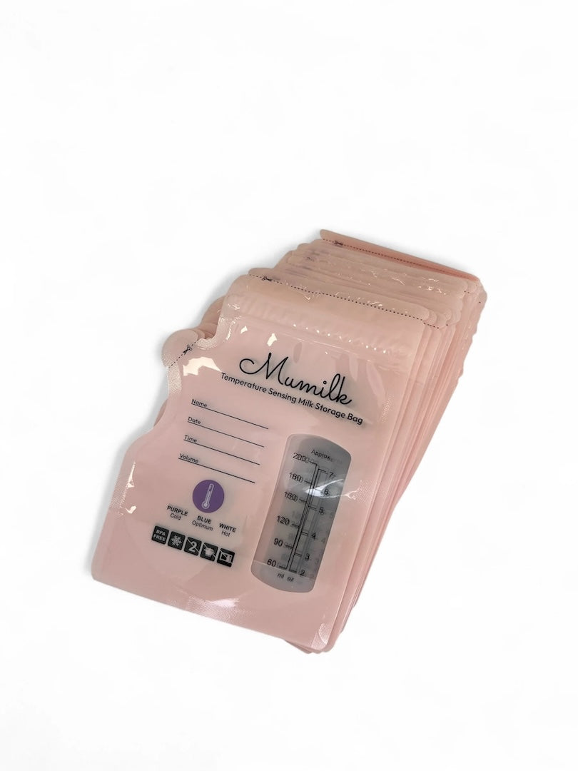 Mumilk Disposable Breastmilk Temperature Sensing Storage Bag