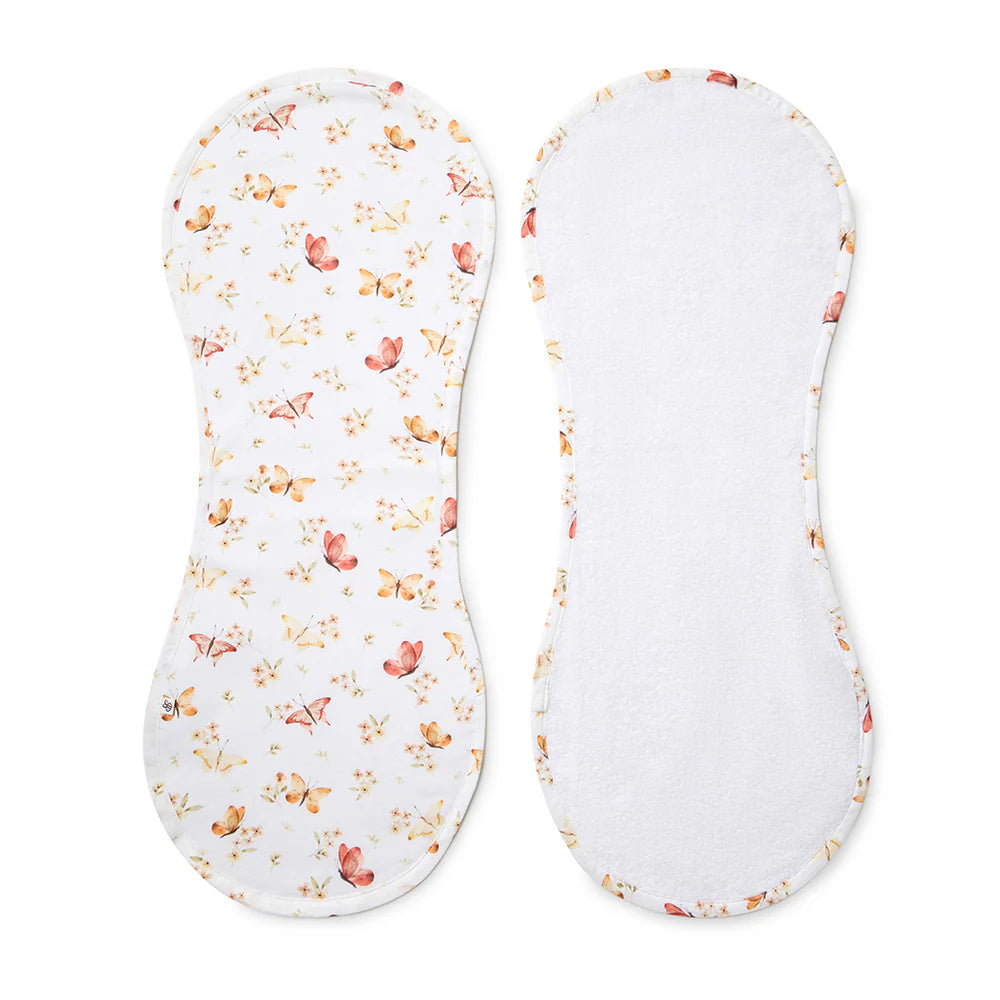 Butterfly Organic Cotton Burp Cloth