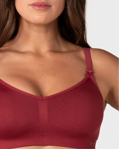 Hotmilk My Necessity 2.0 Hospital Sleep Bra Cherry