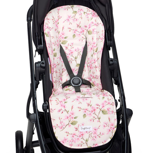 Cherry Blossom Universal Organic Pram Liner