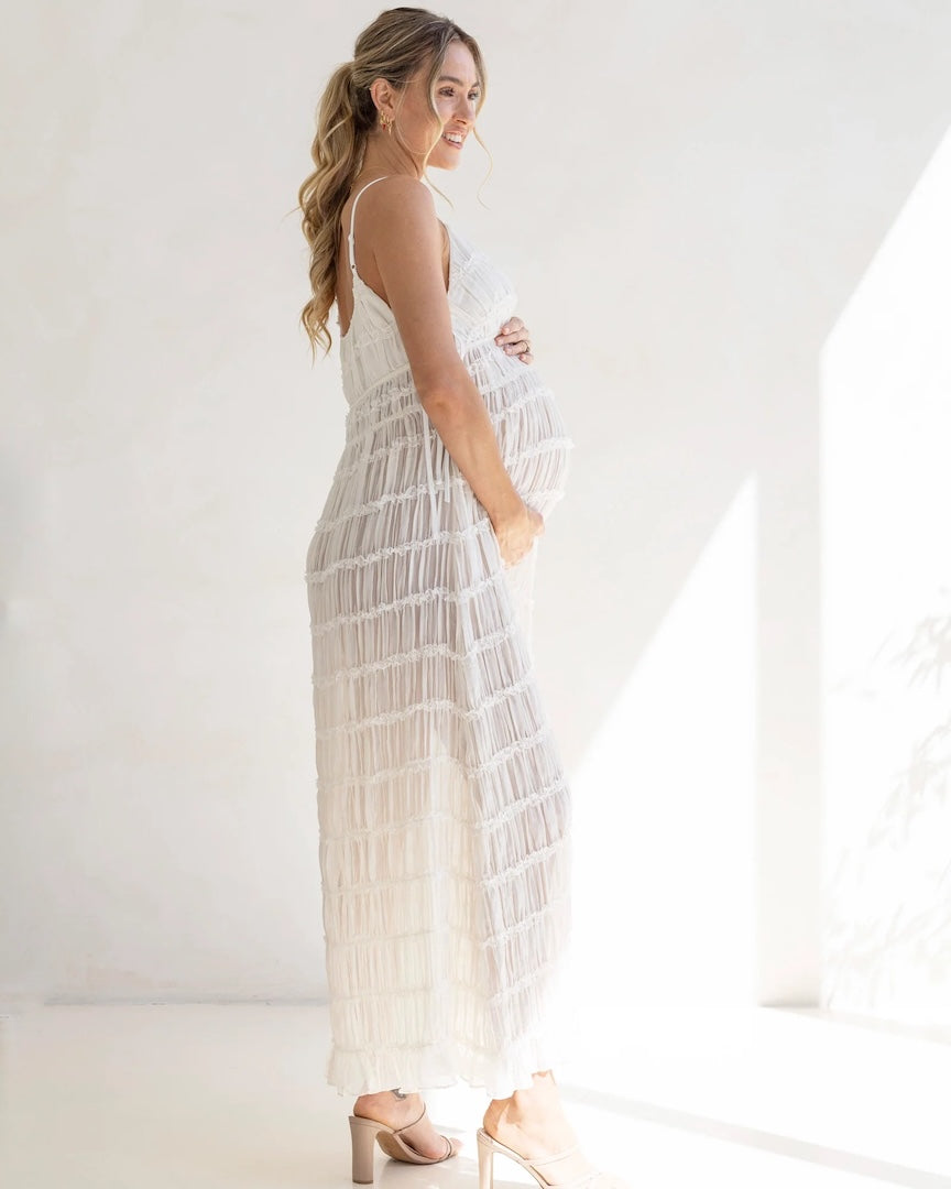 Chloe Sheer Maternity Photoshoot Dress