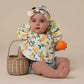 Citrus Squeeze Frill Snuggle Bib Waterproof