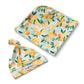 Snuggle Hunny Citrus Squeeze Organic Jersey Wrap & Beanie Set