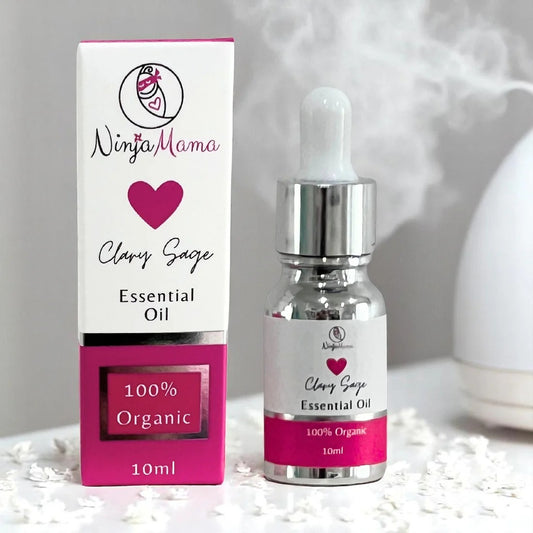 Clary Sage 100% Organic Essential Oil Dropper - 10 ml