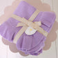 Frilly Knit Blanket Lilac