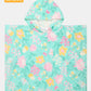 Toshi Swim Hooded Towel Paradise Waratah Mint