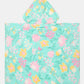 Toshi Swim Hooded Towel Paradise Waratah Mint