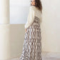Maternity Bolero Knit Top In Vanilla Cream
