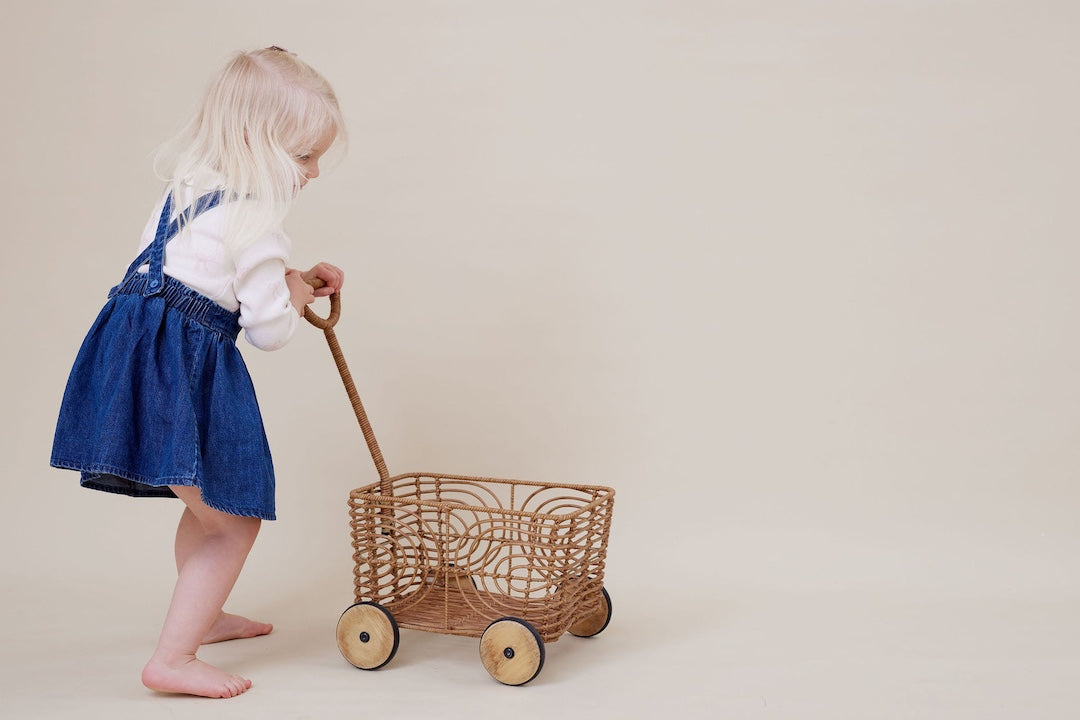 Bow Denim Pini Dress