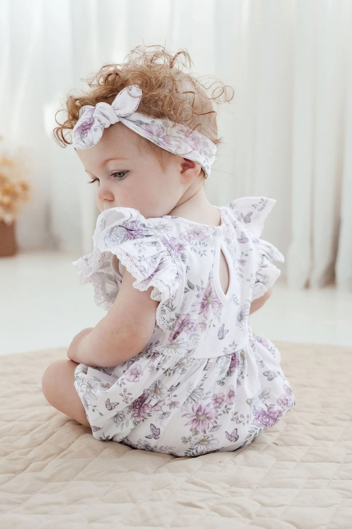 Daisy Floral Bubble Romper