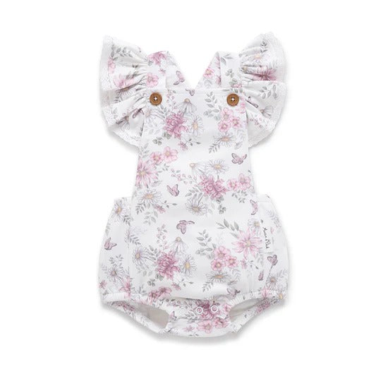 Daisy Floral Lace Playsuit