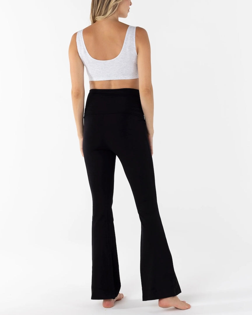 Deluxe Bootcut Maternity Pants in Black