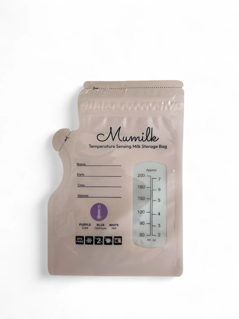 Mumilk Disposable Breastmilk Temperature Sensing Storage Bag