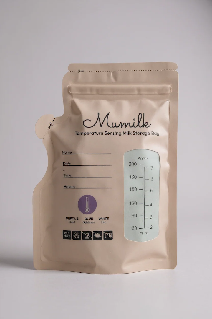 Mumilk Disposable Breastmilk Temperature Sensing Storage Bag