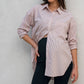 Draw The Line Shirt - Clay Stripe