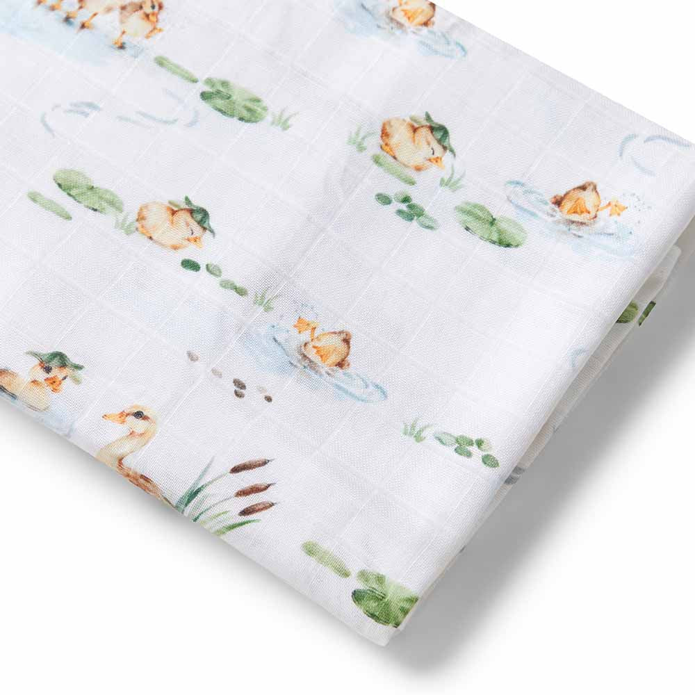 Duck Pond Organic Muslin Wrap