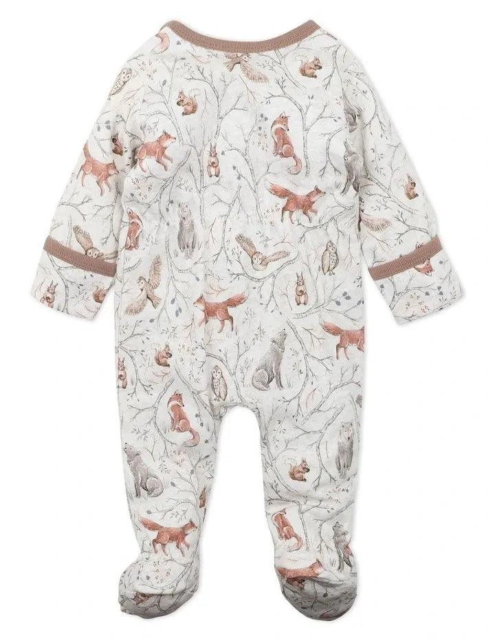 Eli Long Sleeve Zip Onesie Premature
