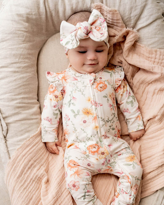 Emmy Organic Long Sleeve Zipsuit Premature
